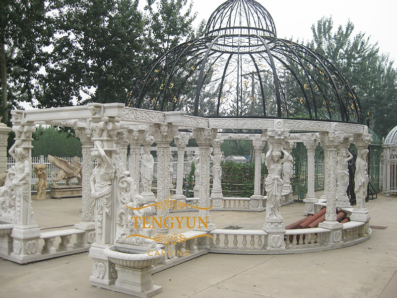 How to Integrate a Stone Gazebo into Landscape