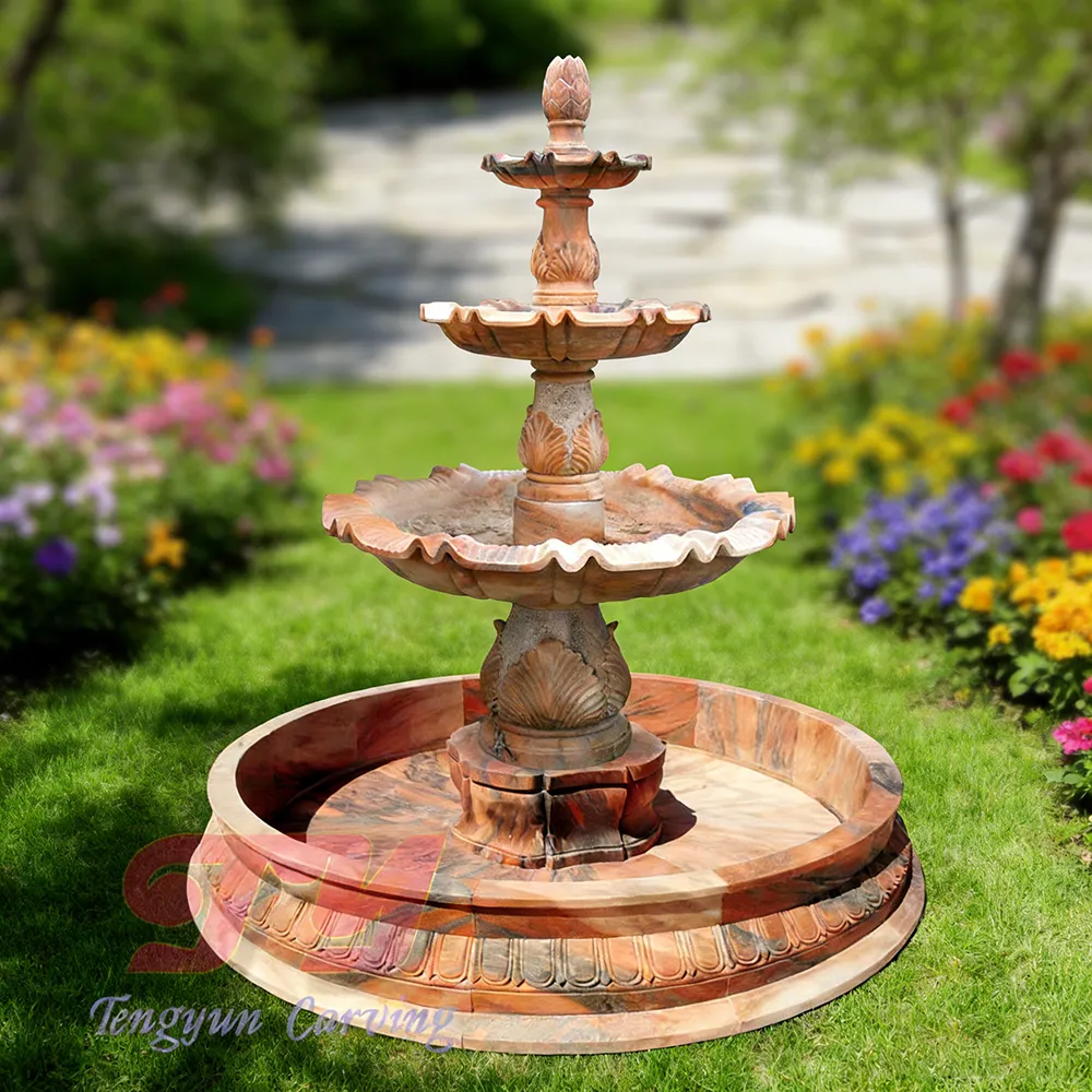 custom marble fountain