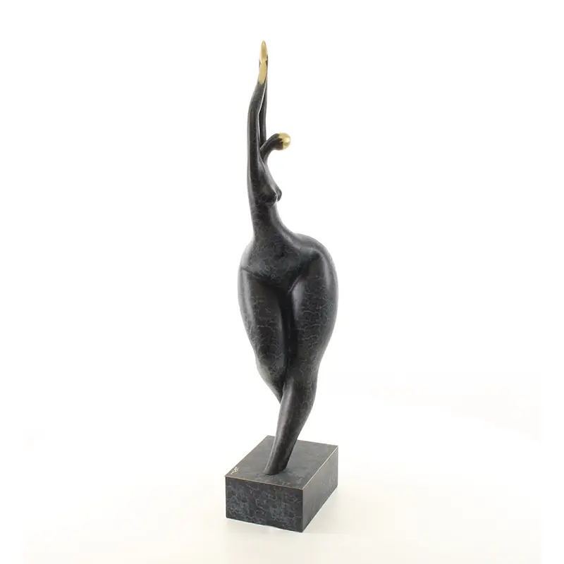 Bronze abstract decoration statue