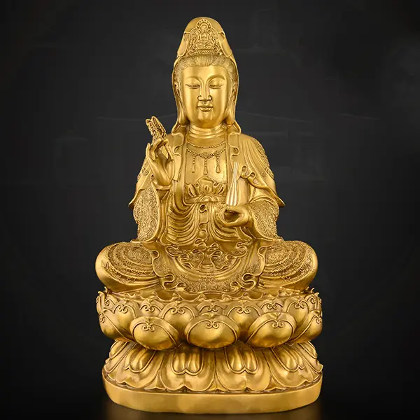 Bronze Buddhism Avalokitesvara statue