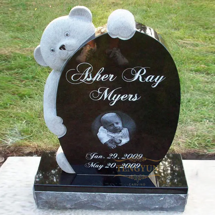 Cemetery Baby Boy Baby Headstone Teddy Bear Children Infant Baby Tombstone Prices