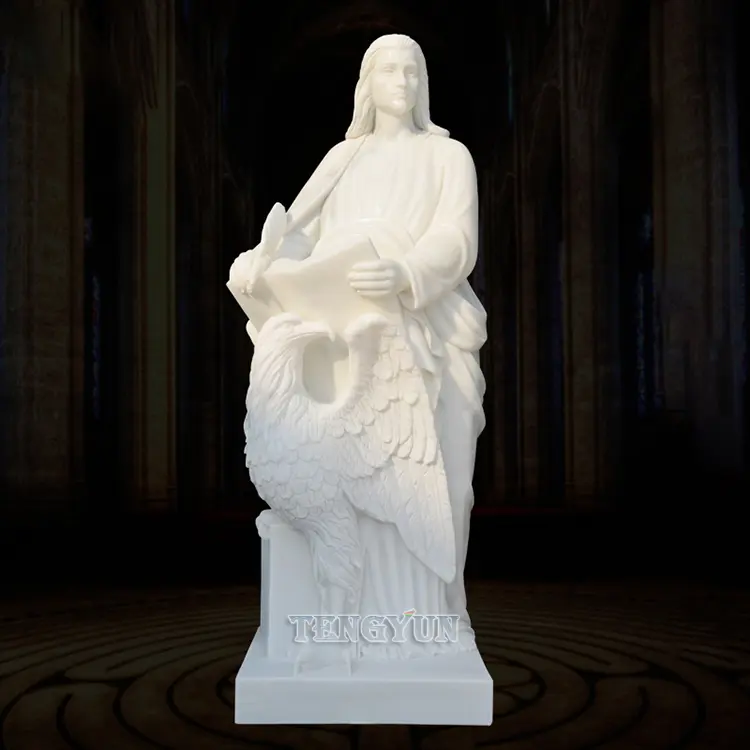 Factory Custom Religious Life Size White Marble Twelve Apostles Christian Statues For Sale