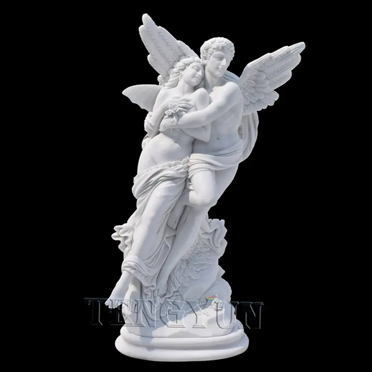 Famous marble statue Cupid and Psyche Statue