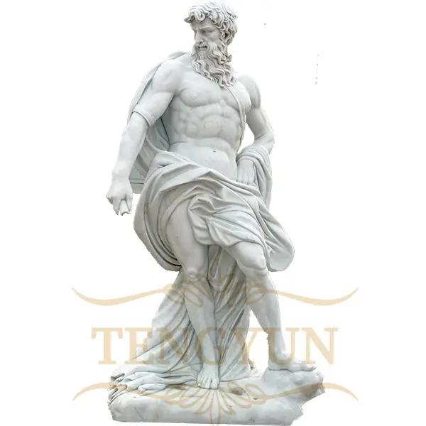 Fontana di Trev Marble Roman figure statue