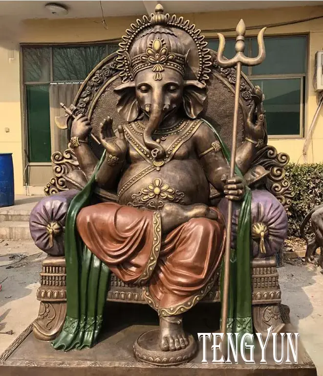 India God Large Size Bronze Ganesha Statue For Sale