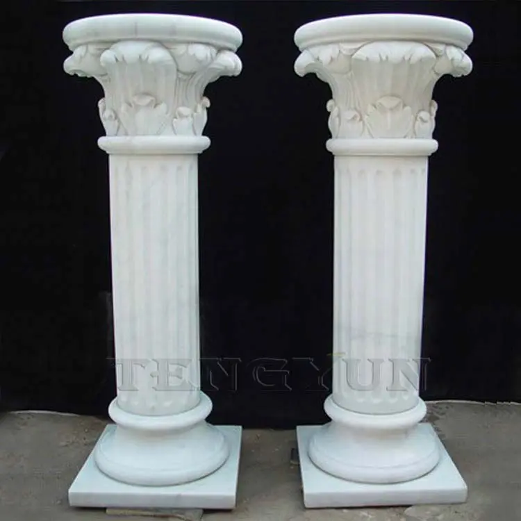 Indoor Decorative Small Size Marble Pillars