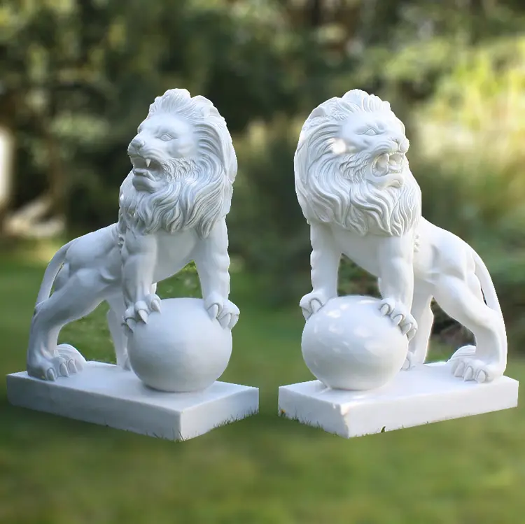 Introduction To Marble lion Statues