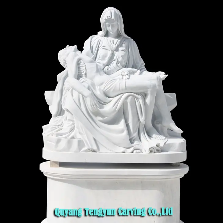 Large Size Marble Pieta Statue Religious Catholic Statue
