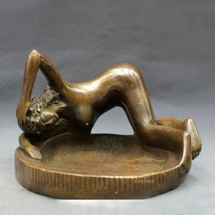 Life Size Sexy Nude Woman Bronze Naked Female Girl Sculpture For Sale