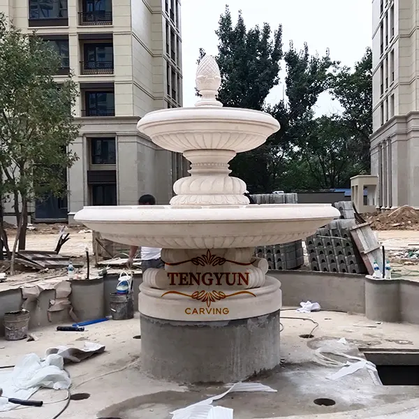 Outdoor garden decoarion granite stone carving fountain