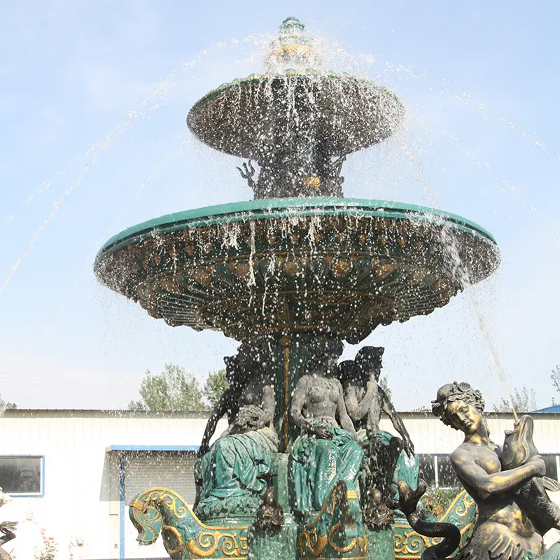 Oversized Famous Bronze Figure Statue Water Fountain