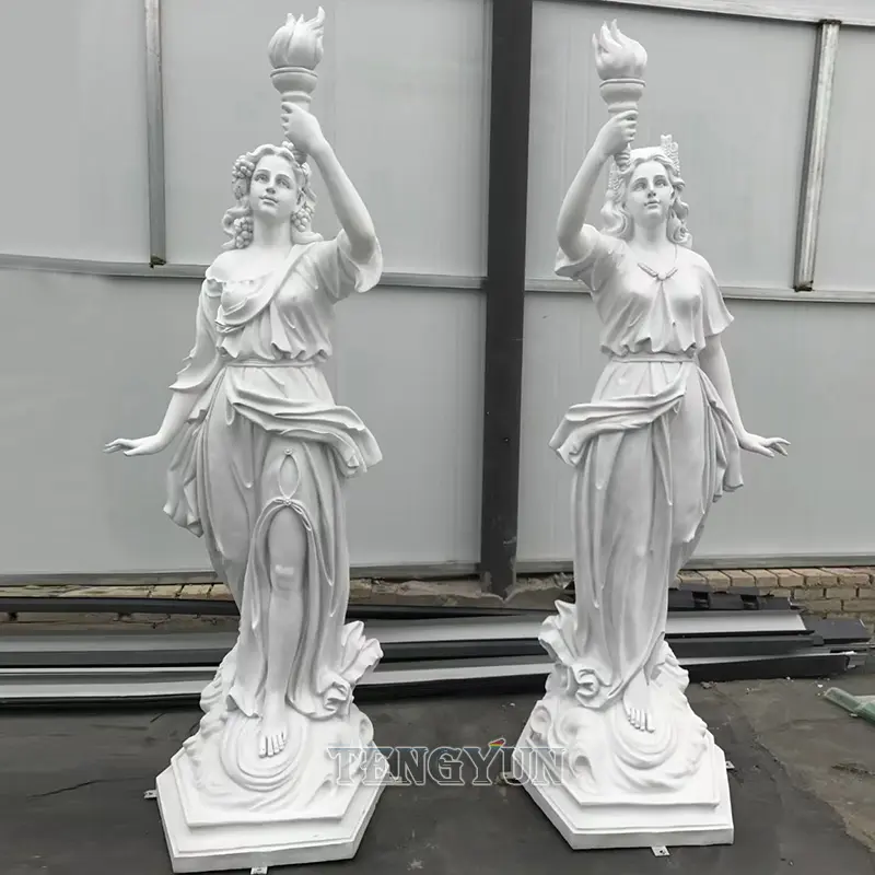 Resin Statue Manufacturers Life Size Fiberglass Figure Female Statues Woman Sculpture For Sale