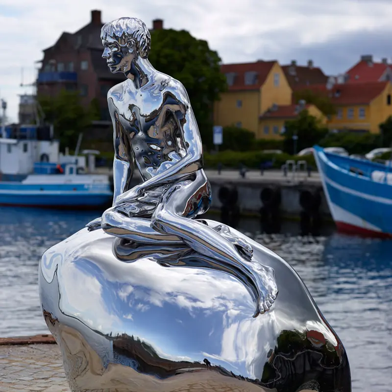 Stainless steel figure statue