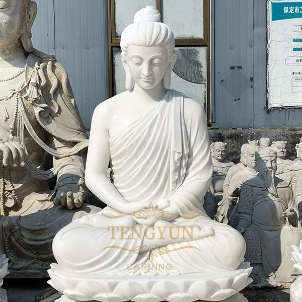 Vietnamese Buddha stone Temple decoration outdoor Buddhism statue