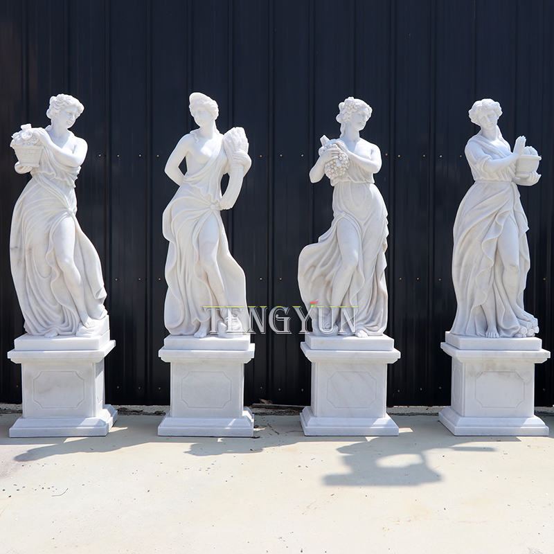 A Collection of God Four Season Statues