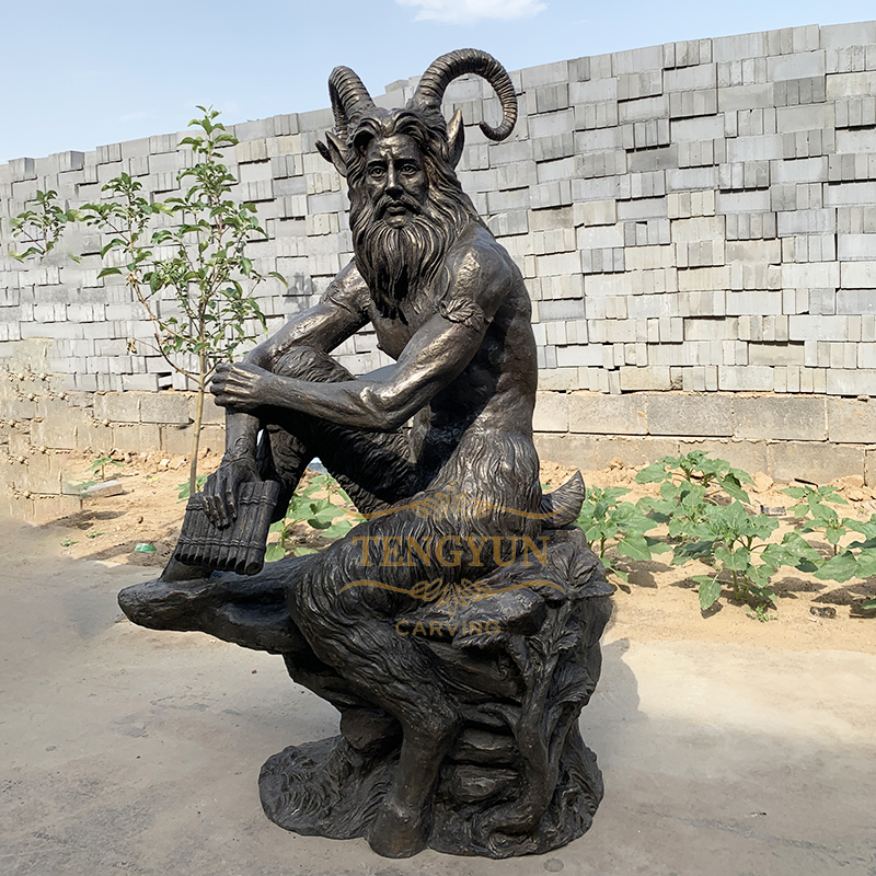 https://www.firststatue.com/ancient-greek-mythology-pan-statue-holding-panpipes-god-of-the-wild-nature-bronze-faun-sculpture-product/