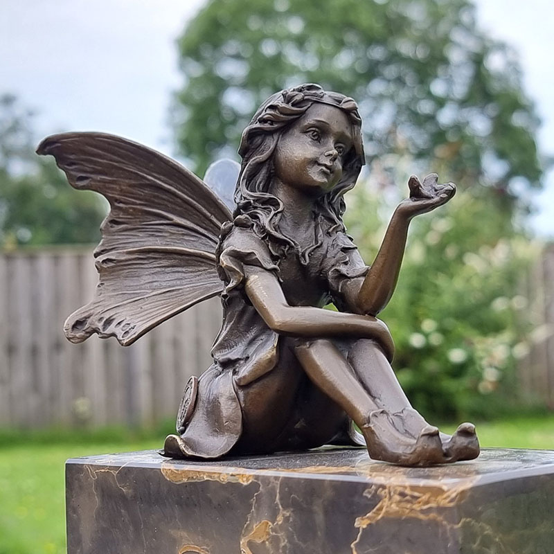 bronze fairy statues for garden (5)