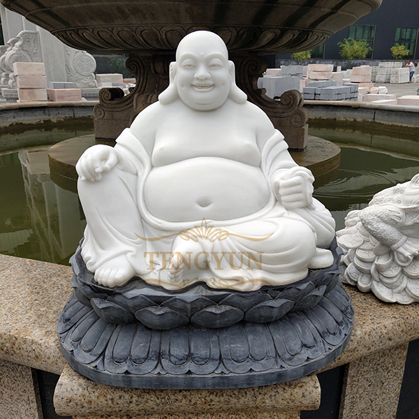 stone Maitreya buddha statue
