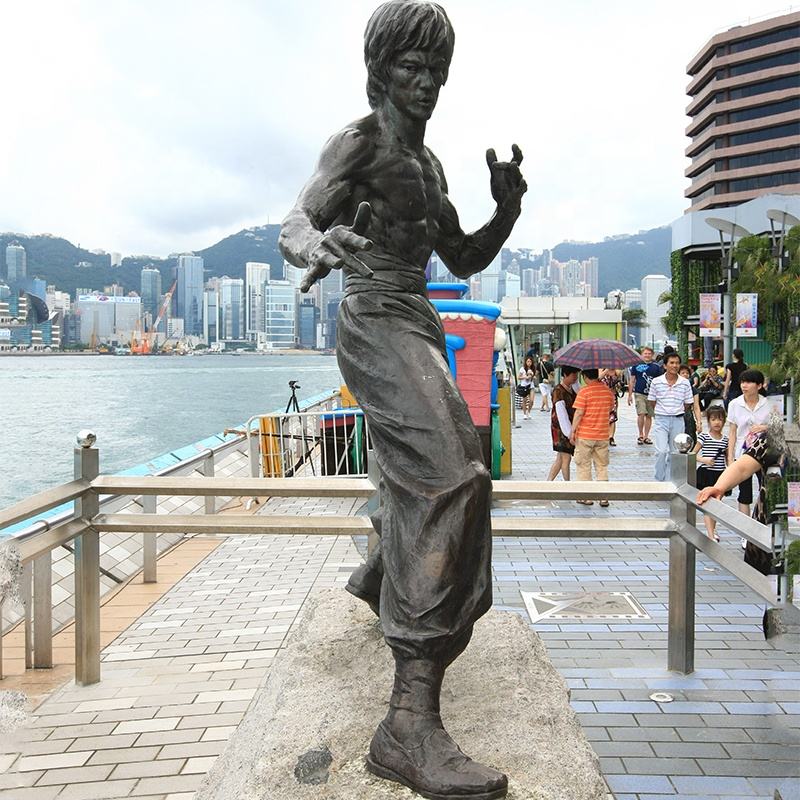 Bronze famous statue Bruce Lee statue from Tengyun (4)
