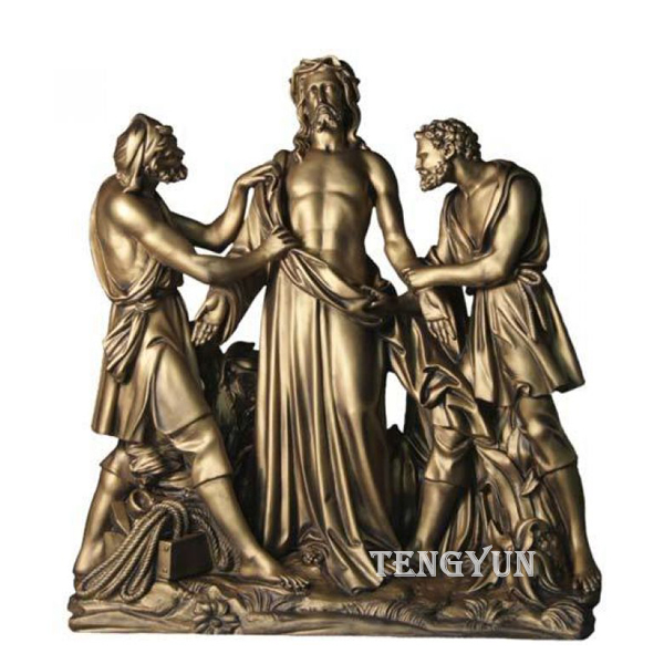 bronze statues 14 stations of the cross (1)