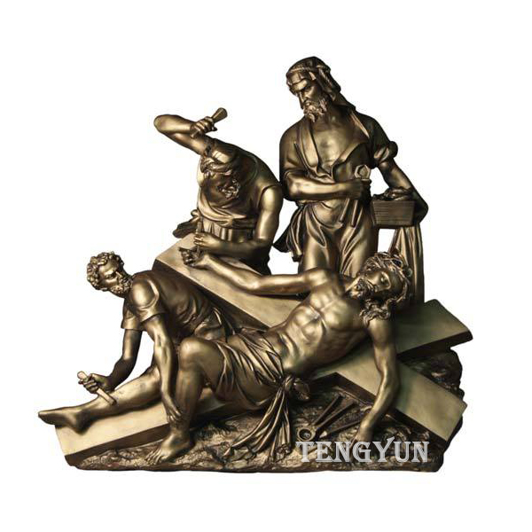 religious statues 14 stations of the cross sculpture for sale (4)