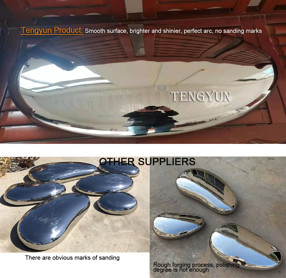 Compare stainless steel sculpture