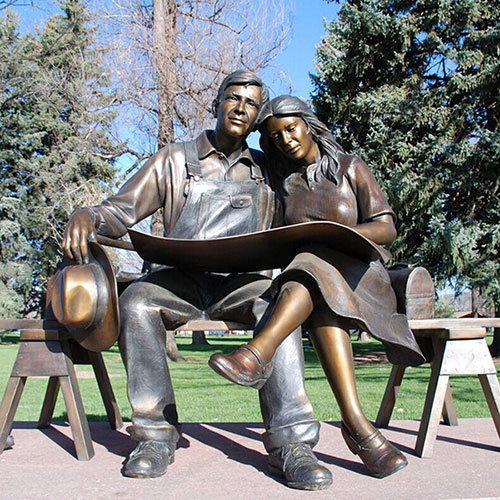 bronze love couple statues (3)