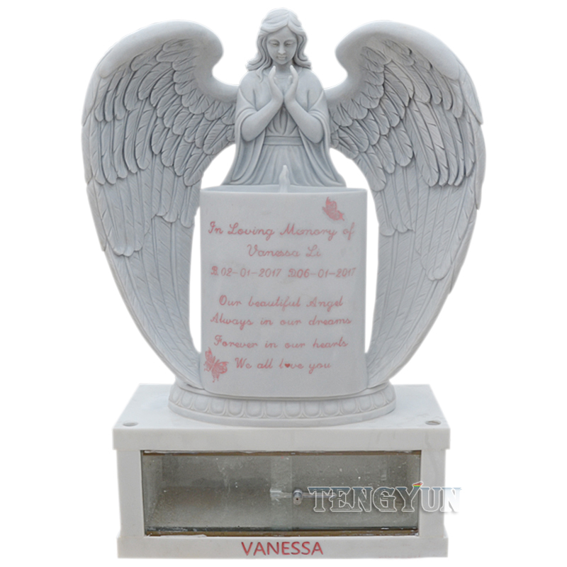 https://www.firststatue.com/custom-marble-angel-tombstone-european-cemetery-headstone-praying-ange-statue-stone-monument-product/