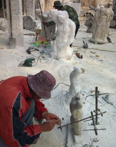 customized marble torso statue (2)