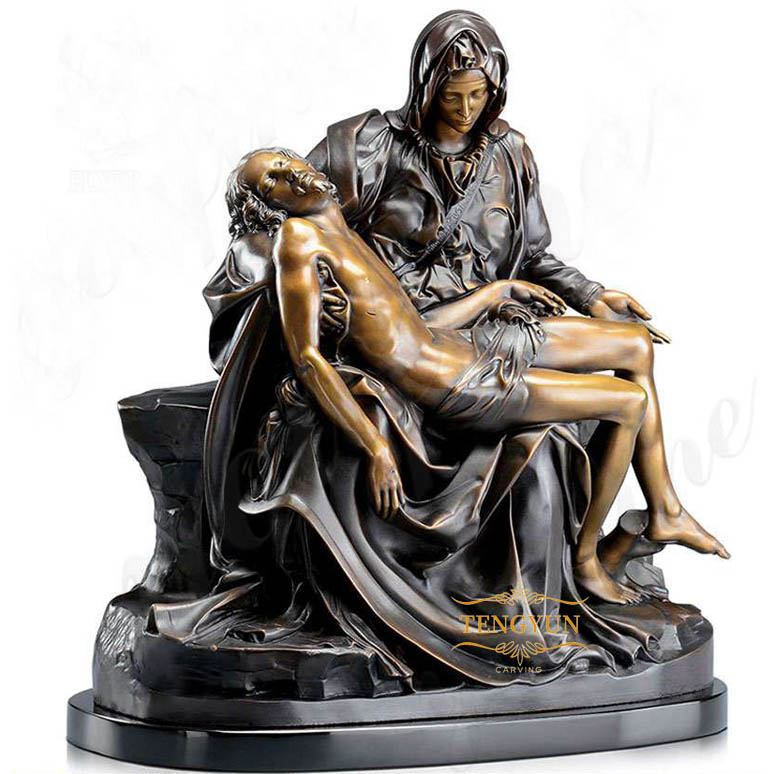 Wholesale bronze Pieta statue decorative catholic religious statues