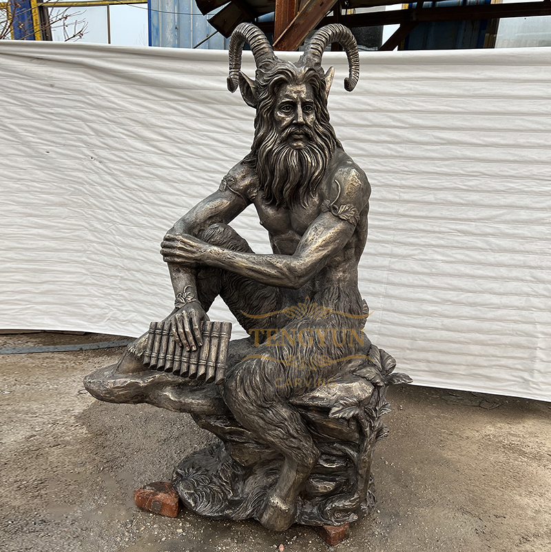 https://www.firststatue.com/ancient-greek-mythology-pan-statue-holding-panpipes-god-of-the-wild-nature-bronze-faun-sculpture-product/