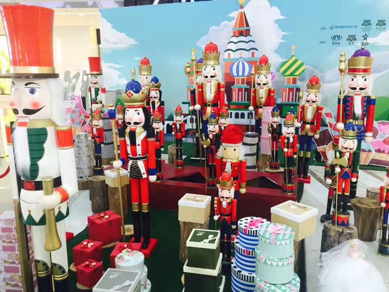 Life size fiberglass Nutcracker statues (2)