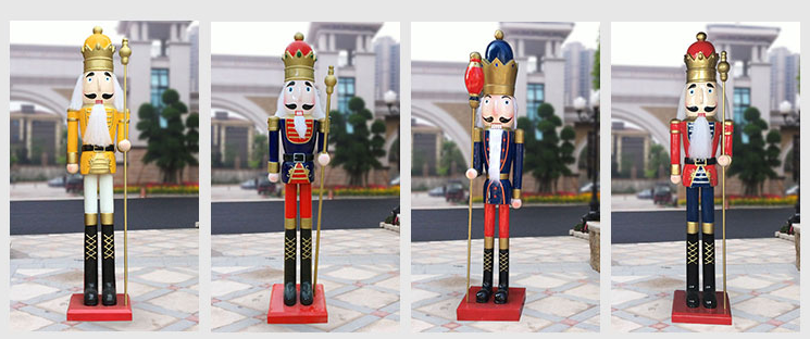 Life size fiberglass Nutcracker statues (5)