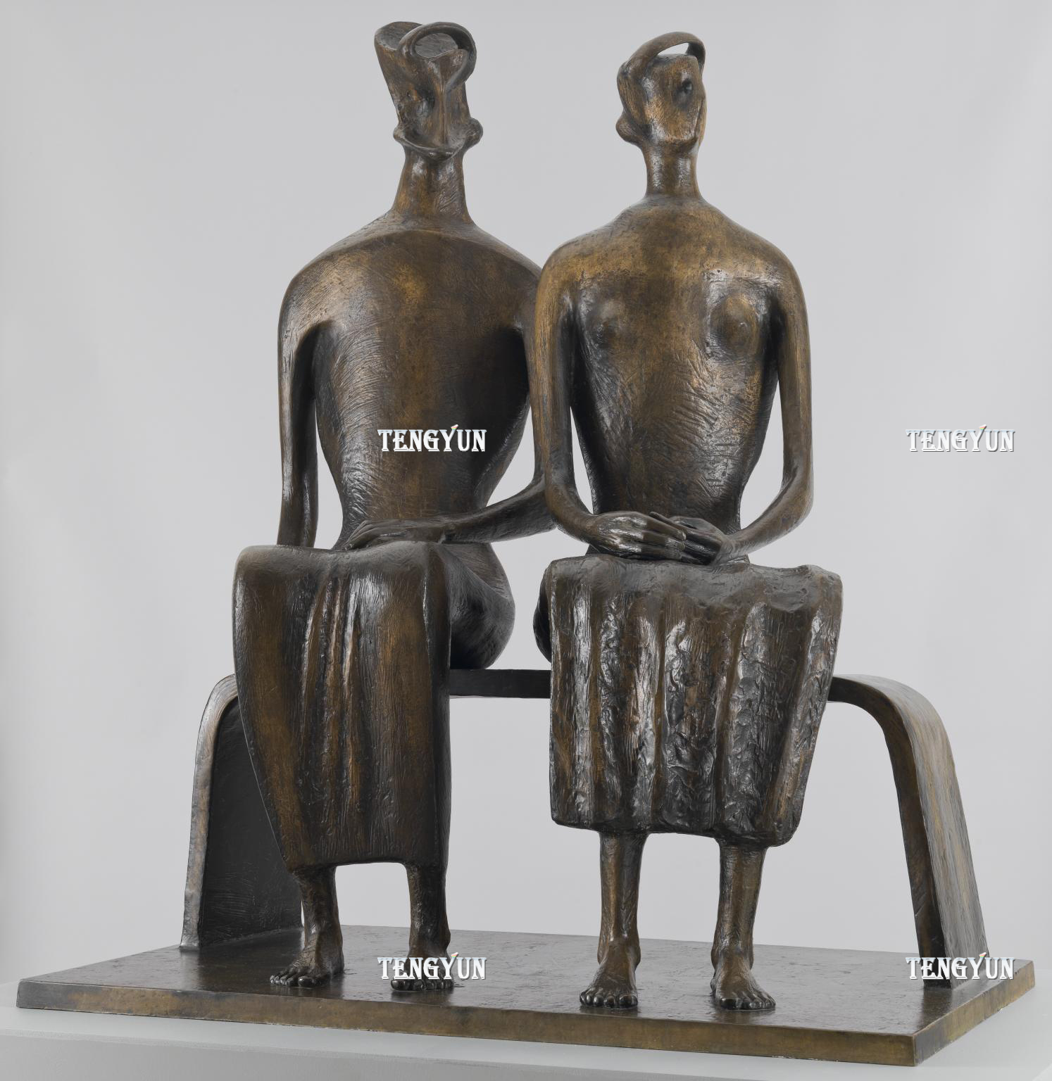 King and Queen 1952-3, cast 1957 Henry Moore OM, CH 1898-1986 Presented by the Friends of the Tate Gallery with funds provided by Associated Rediffusion Ltd 1959 http://www.tate.org.uk/art/work/T00228