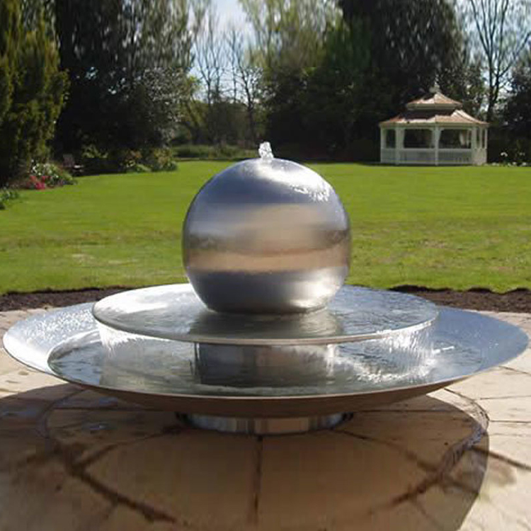 https://www.firststatue.com/outdoor-stainless-steel-two-tiers-water-fountain-with-ball-water-feature-product/