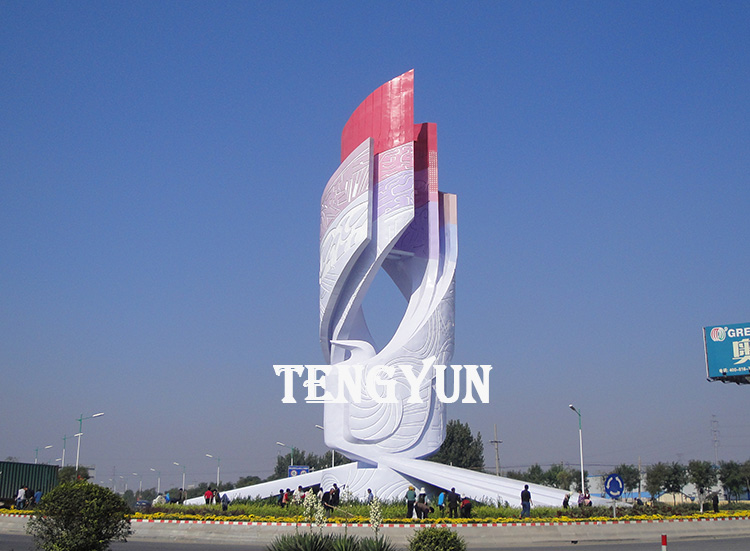 30m stainless steel sculpture from Tengyun Carving
