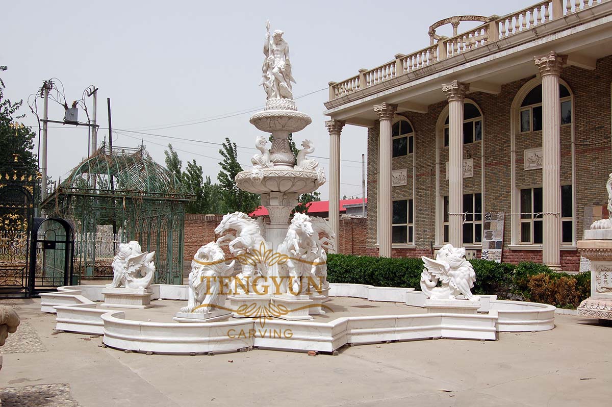 large size square fountain