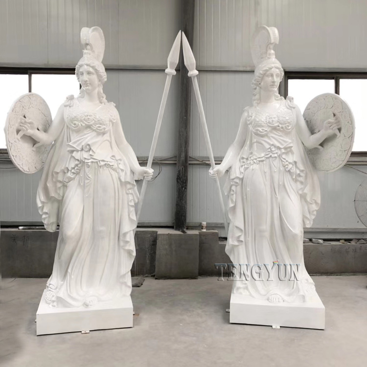 Large Size Ancient Greek Statue Fiberglass Athena Statue (8)