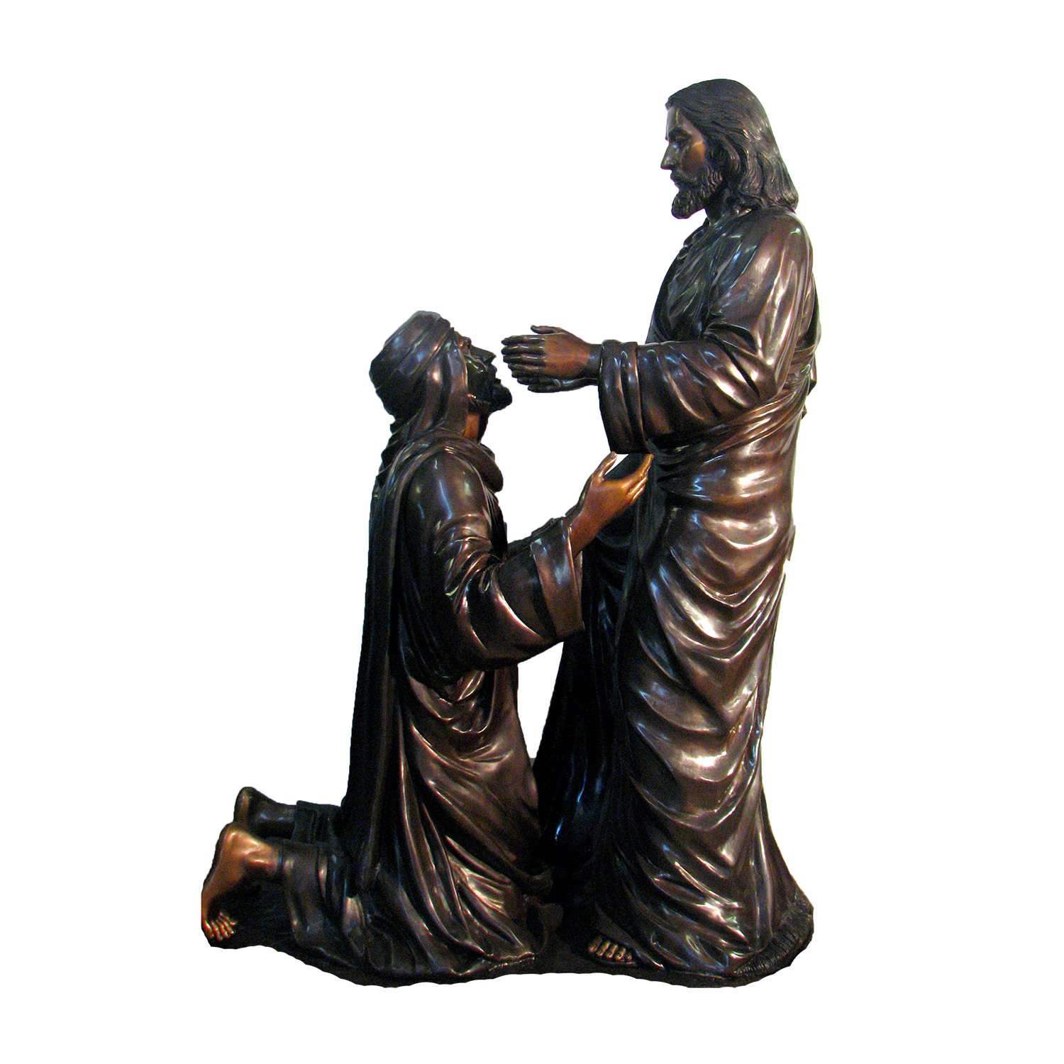 BRONZE JESUS STATUE (1)