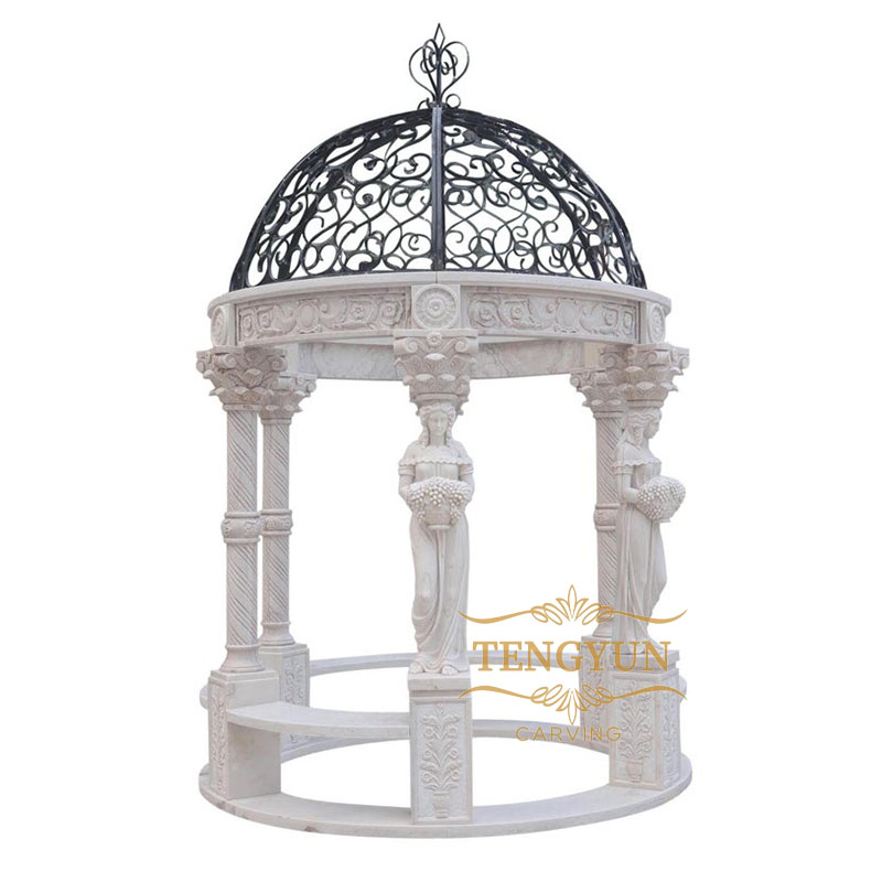 Greek style marble gazebo