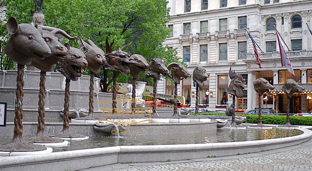 Bronze Zodiac statues