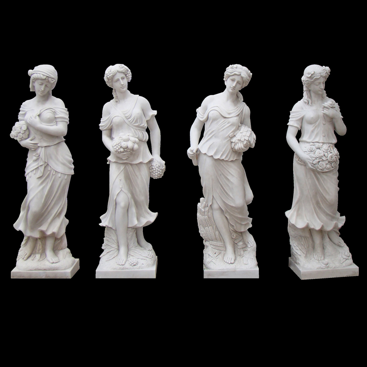stone four season statues  (4)