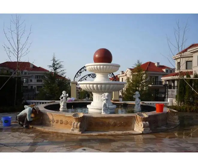 How To Install Stone Rotating Sphere Water Fountain