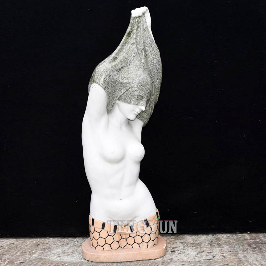 Italian-Marble-Bust-Undressing-Semi-Nude-Lady-Figurine (4)