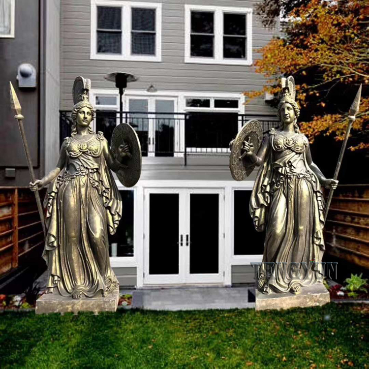Large Size Ancient Greek Statue Fiberglass Athena Statue (16)