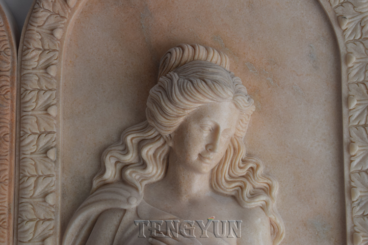 Large Stone Relief Marble Wall Relief With Figure Carvings (6)