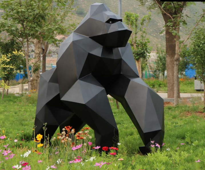 fiberglass gorilla sculpture(5)
