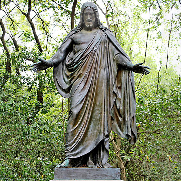 bronze Jesus statue