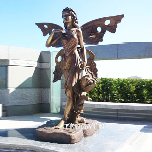 bronze fairy statues for garden (3)