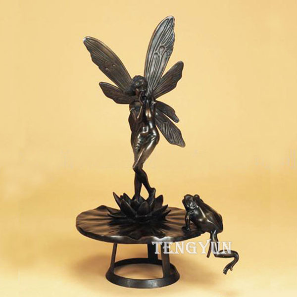 bronze fairy statues for garden (4)